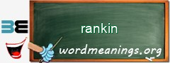 WordMeaning blackboard for rankin